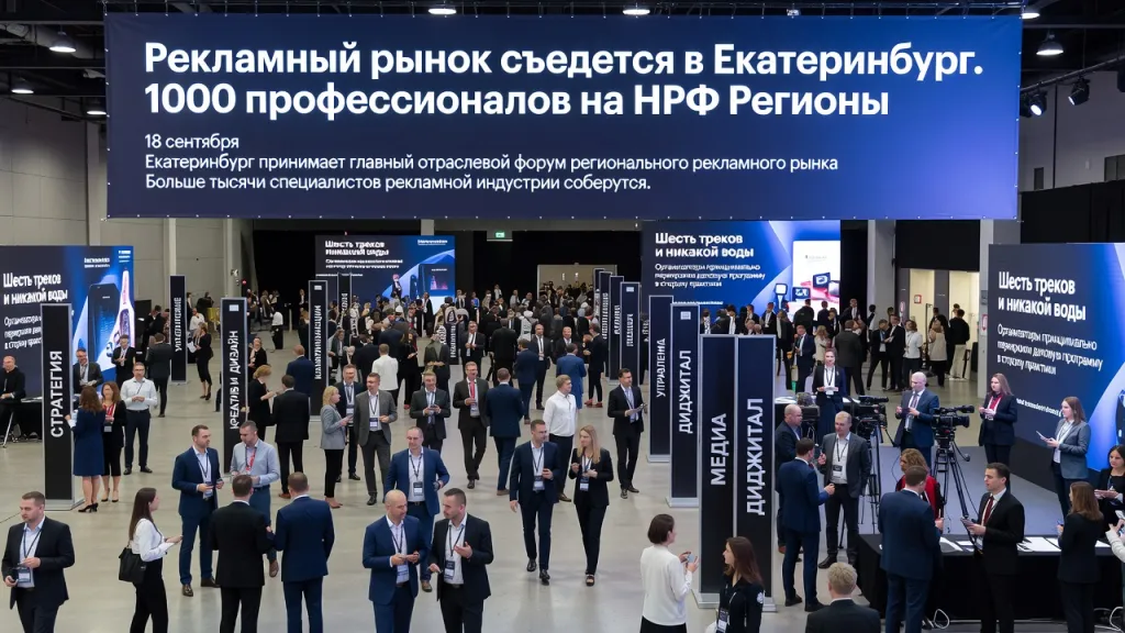 Рекламный рынок съедется в Екатеринбург. 1000 профессионалов на НРФ Регионы